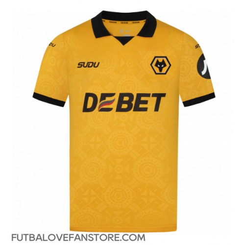 Wolves Joao Gomes #8 Domáci futbalový dres 2025-26 Krátky Rukáv Wolves Joao Gomes #8 Domáci futbalový dres 2025-26 Krátky Rukáv